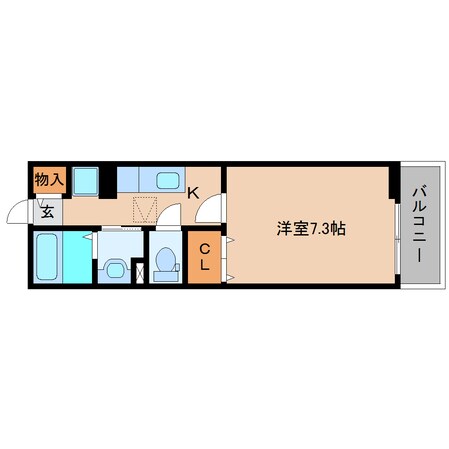 大和高田駅 徒歩15分 1階の物件間取画像